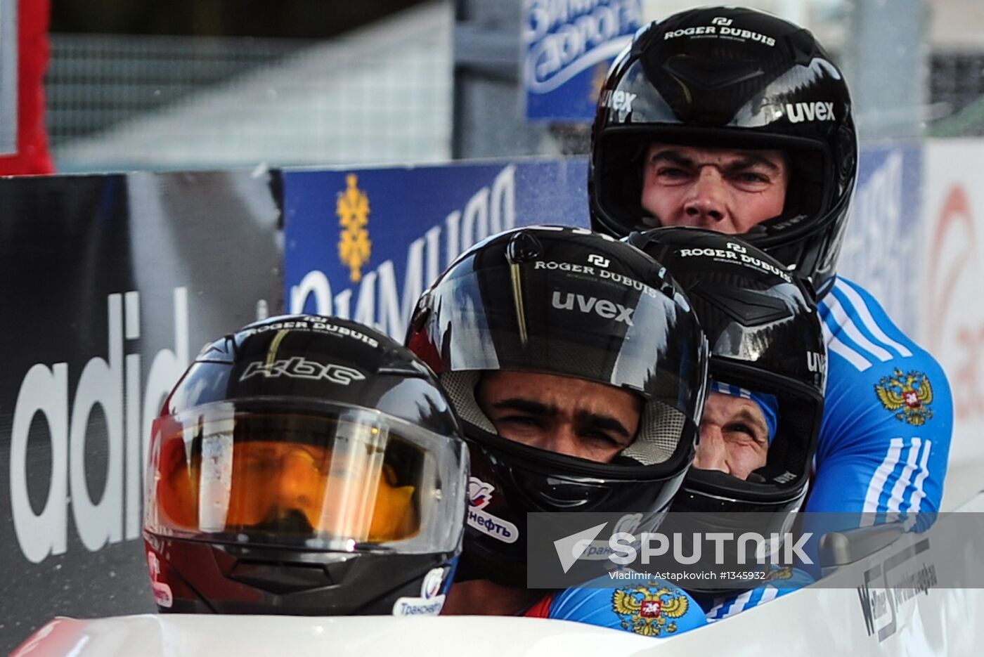 FIBT Bobsleigh and Skeleton European Championships. Day three