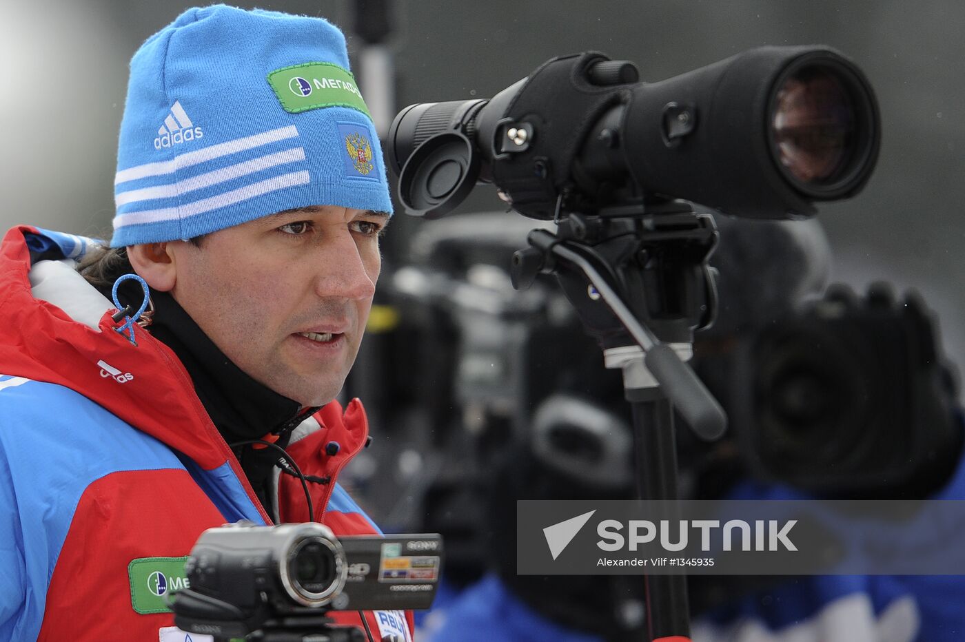 Biathlon 6th stage of World Cup. Women's Relay