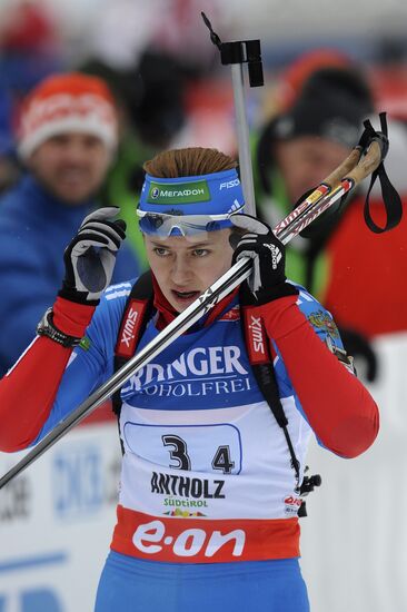 Biathlon 6th stage of World Cup. Women's Relay