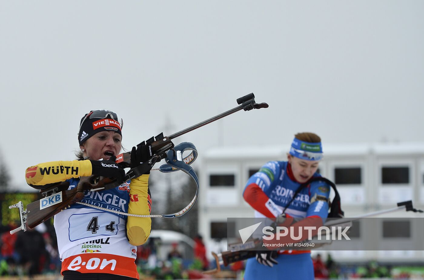 Biathlon 6th stage of World Cup. Women's Relay