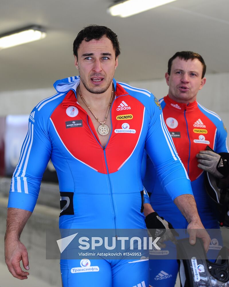 FIBT Bobsleigh and Skeleton European Championships. Day three