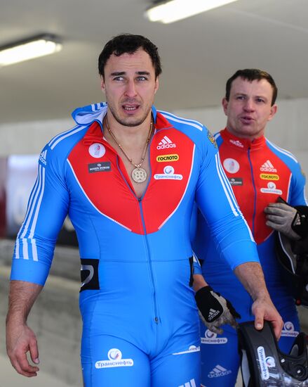 FIBT Bobsleigh and Skeleton European Championships. Day three