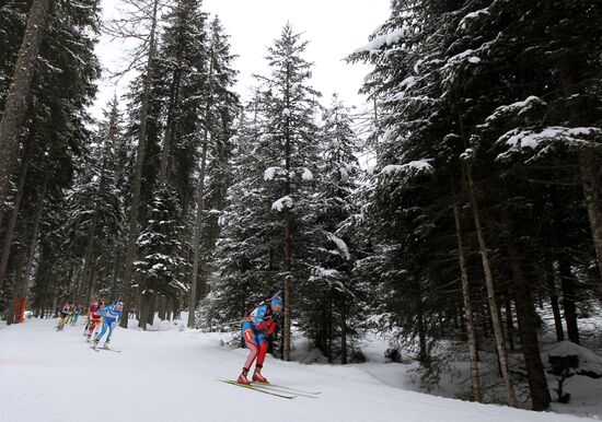 Biathlon 6th stage of World Cup. Women's Relay