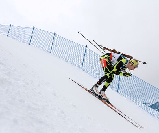 Biathlon 6th stage of World Cup. Women's Relay