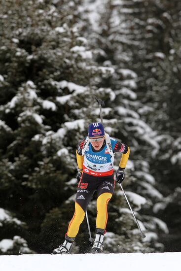 Biathlon 6th stage of World Cup. Women's Relay