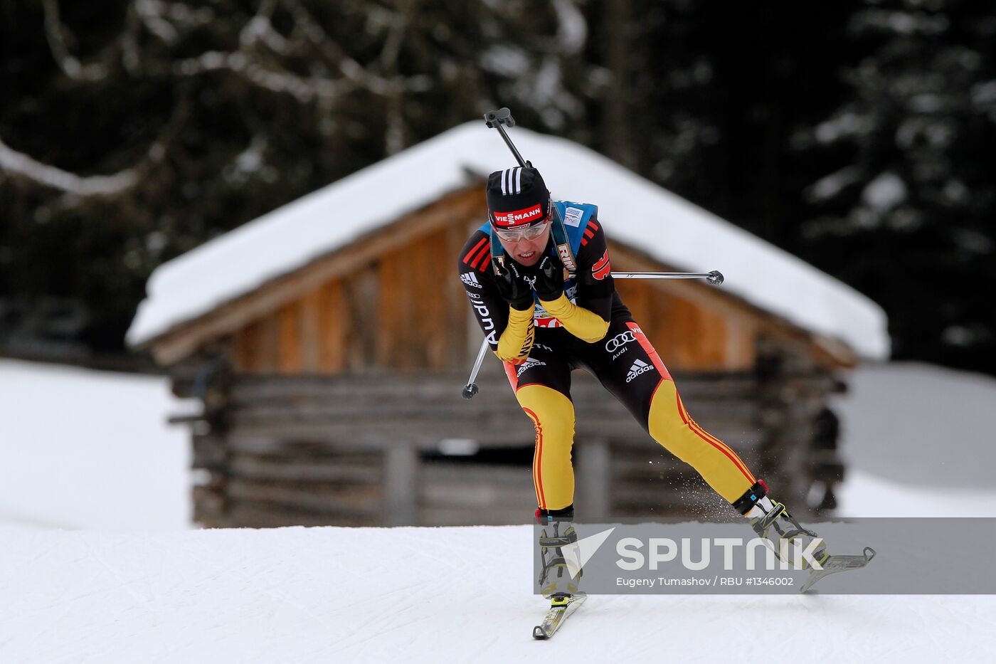 Biathlon 6th stage of World Cup. Women's Relay