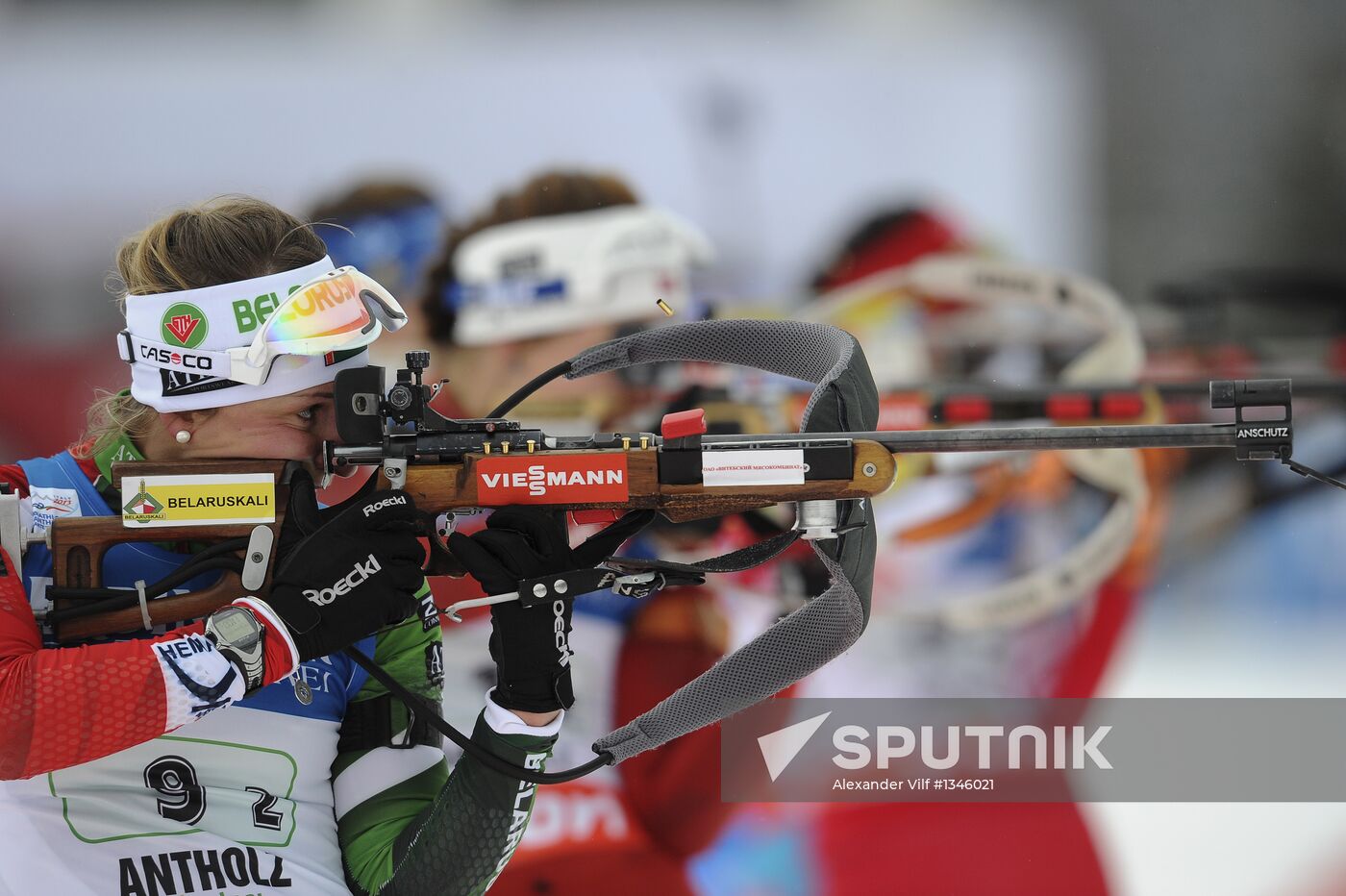 Biathlon 6th stage of World Cup. Women's Relay