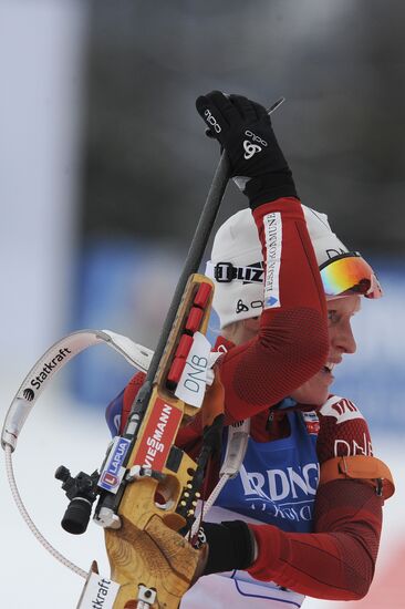 Biathlon 6th stage of World Cup. Women's Relay