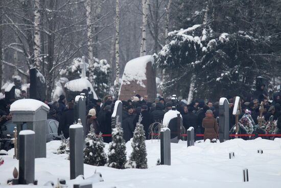 Grandpa (Ded) Khasan buried in Khovanskoye cemetery in Moscow