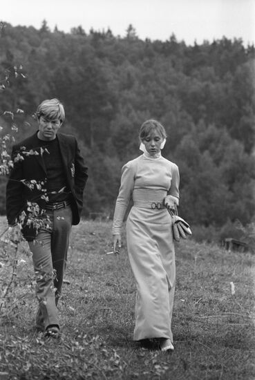 Actors Ludmila Savelyeva and Alexander Zbruyev