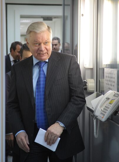 News conference on launch of biometric passports for Russians