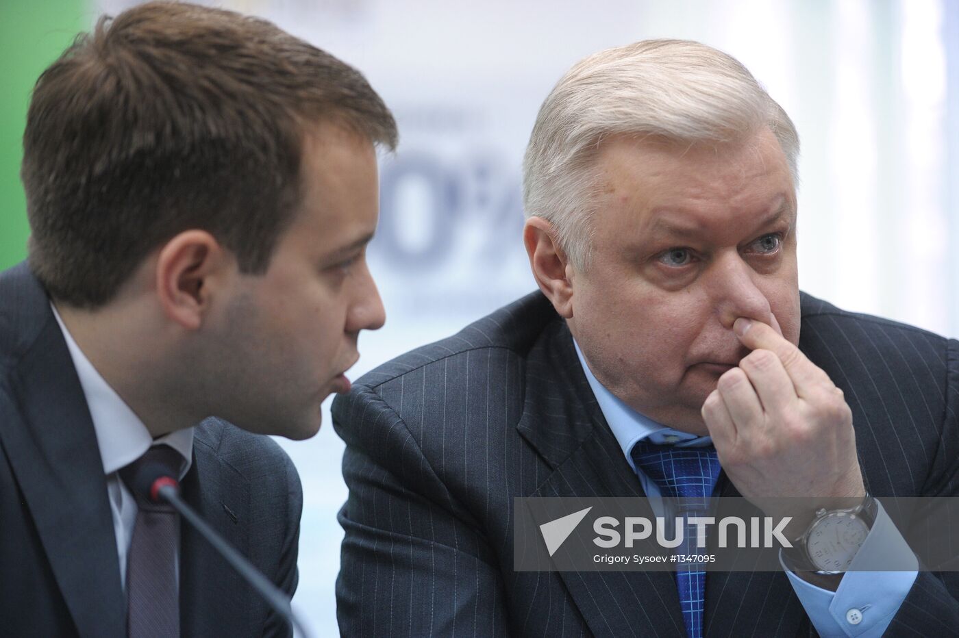 News conference on launch of biometric passports for Russians