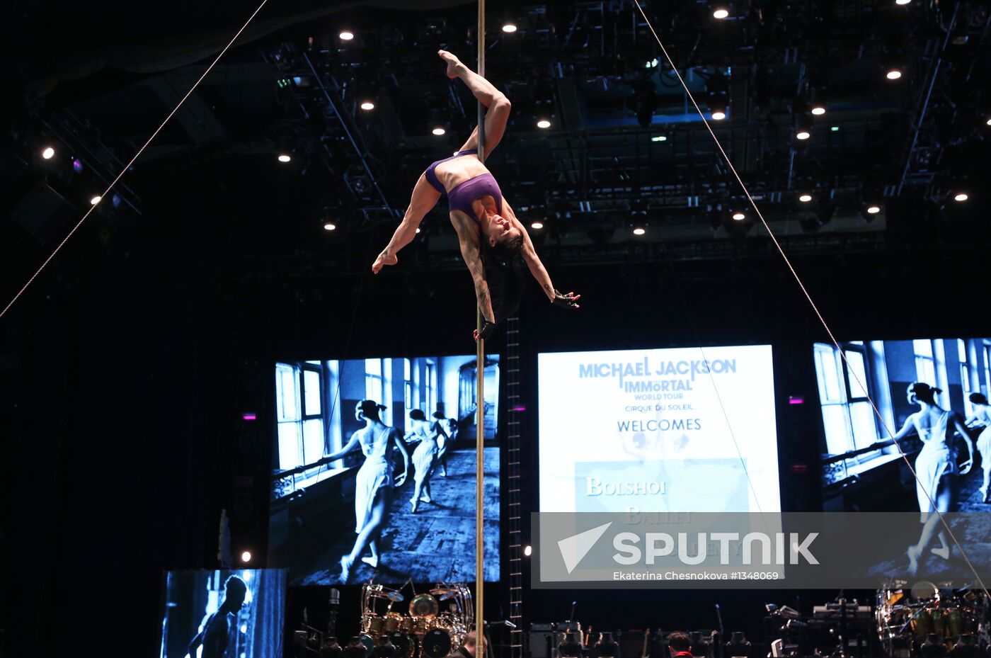 Michael Jackson THE IMMORTAL World Tour show rehearsal in Moscow