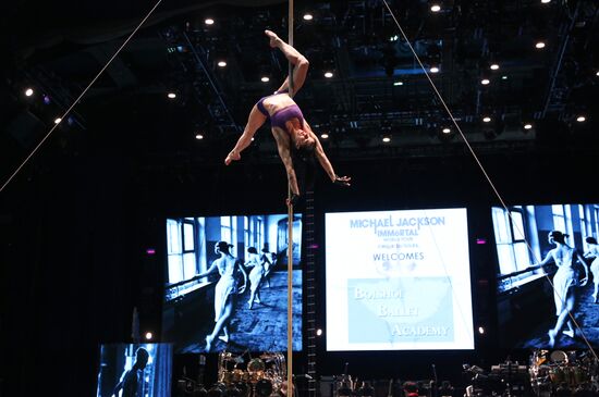 Michael Jackson THE IMMORTAL World Tour show rehearsal in Moscow