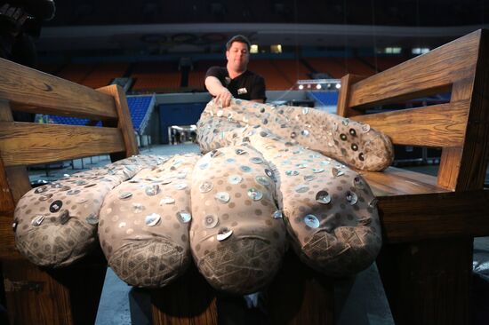 Michael Jackson THE IMMORTAL World Tour show rehearsal in Moscow