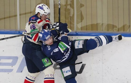 Kontinental Hockey League. Dynamo Moscow vs. SKA