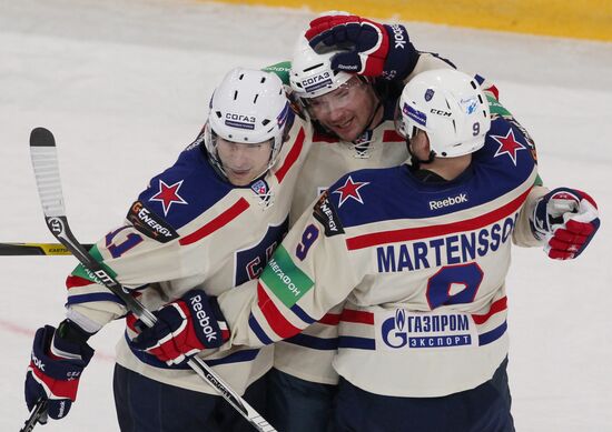 Kontinental Hockey League. Dynamo Moscow vs. SKA