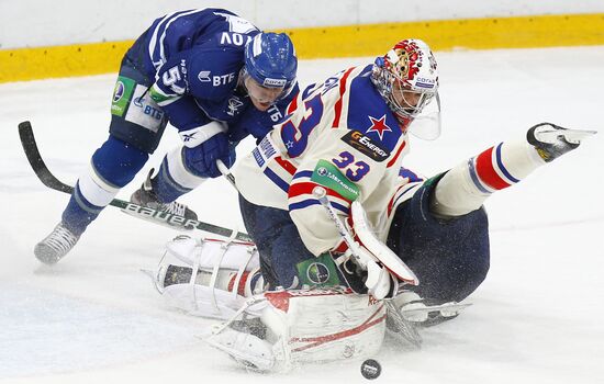 Kontinental Hockey League. Dynamo Moscow vs. SKA