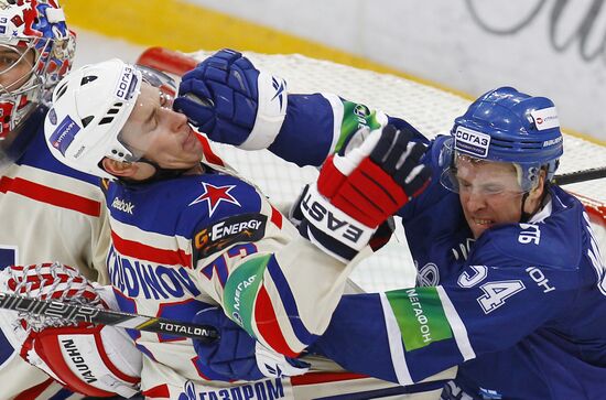 Kontinental Hockey League. Dynamo Moscow vs. SKA