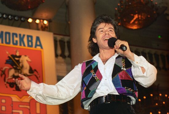 Pop singer Oleg Gazmanov