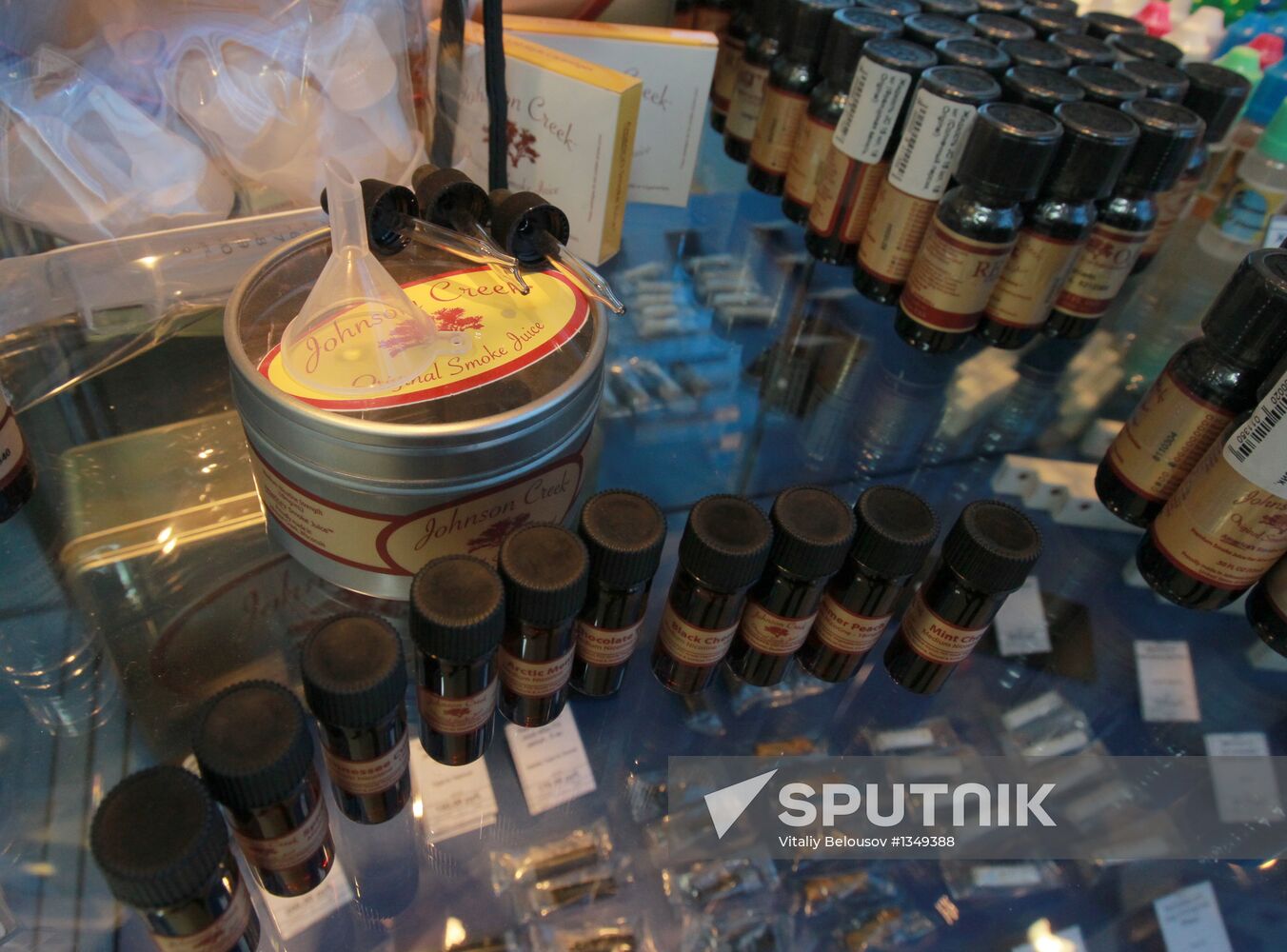 Electronic cigarettes on sale in Moscow