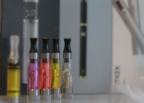 Electronic cigarettes on sale in Moscow
