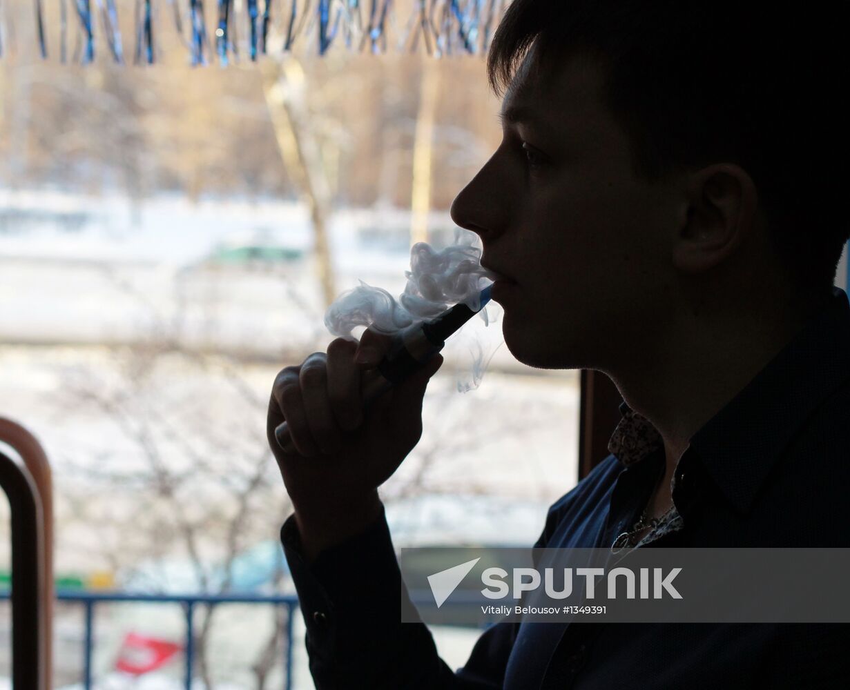 Electronic cigarettes on sale in Moscow