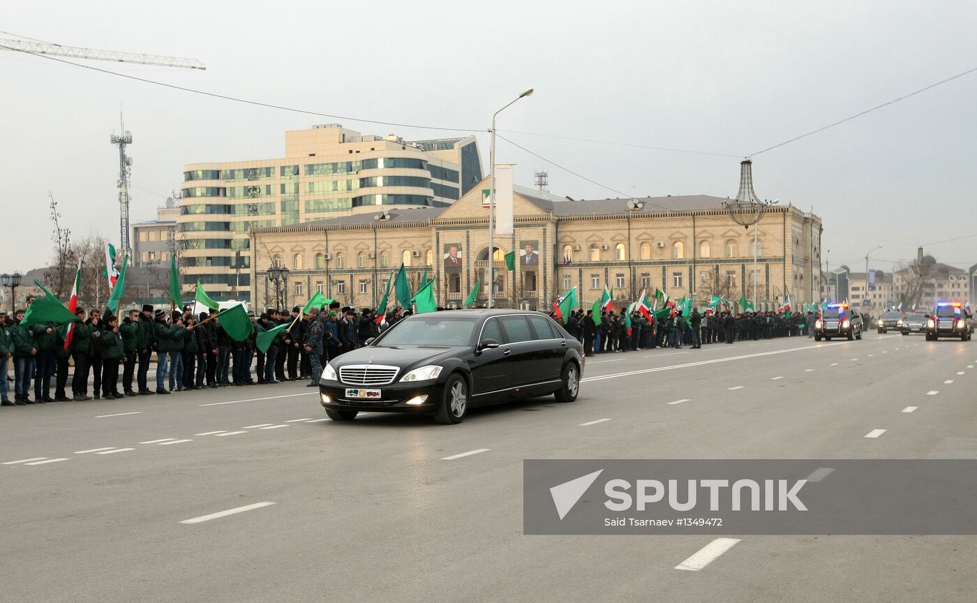 Prophet Muhammad relics arrive in Grozny