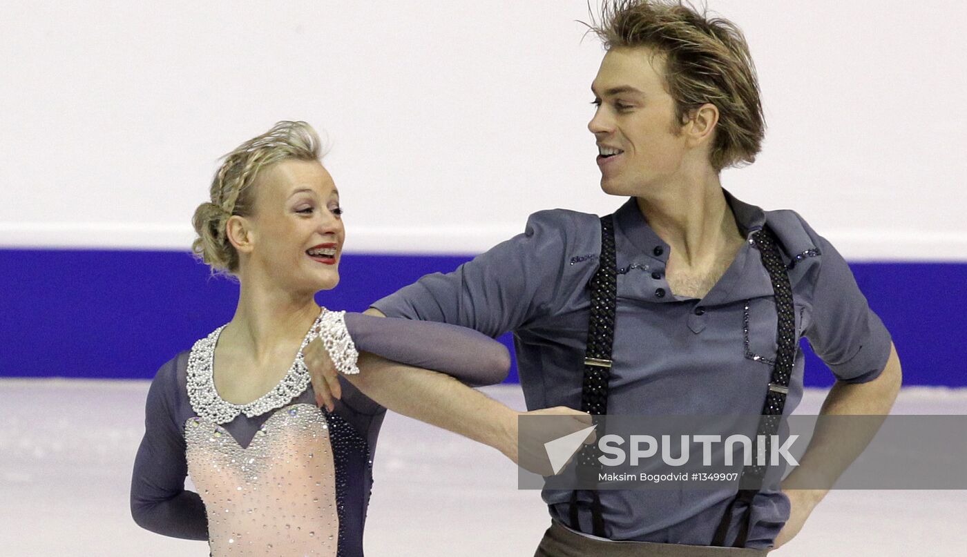 Figure skaters Penny Coomes and Nicholas Buckland