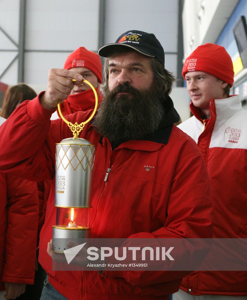 27th Universiade flame arrives in Vladivostok