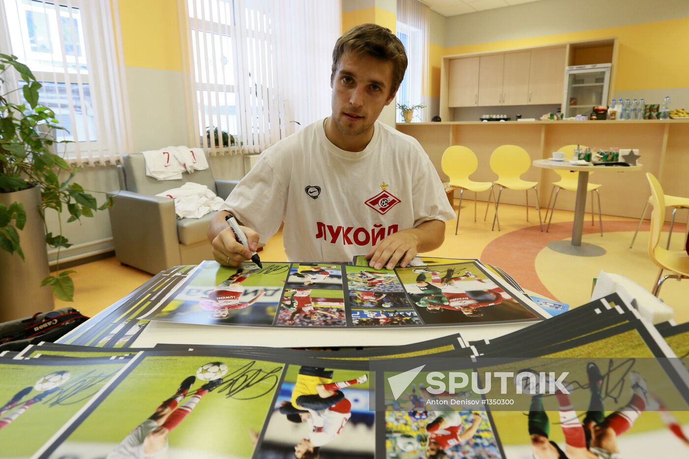 Football. Medical examinations of Spartak football club players