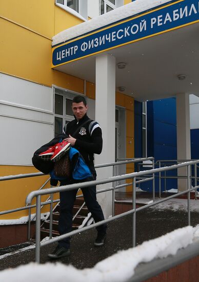 Football. Medical examinations of Spartak football club players