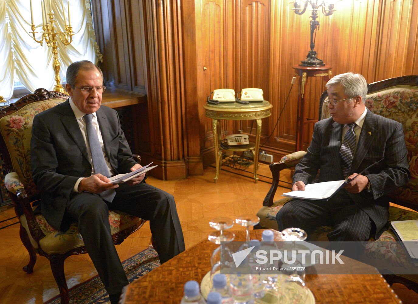Meeting of Russian and Kazakhstani foreign ministers