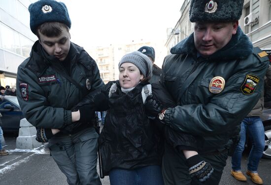 Protest against gay propaganda ban