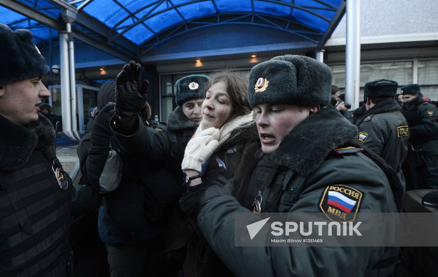 Protest against gay propaganda ban