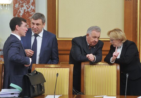 Government meeting on January 25, 2013