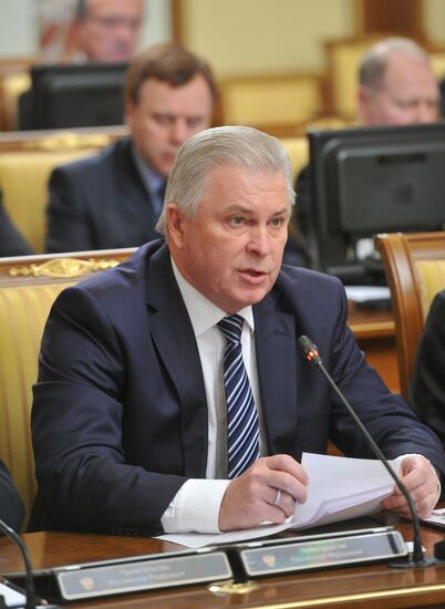 Government meeting on January 25, 2013