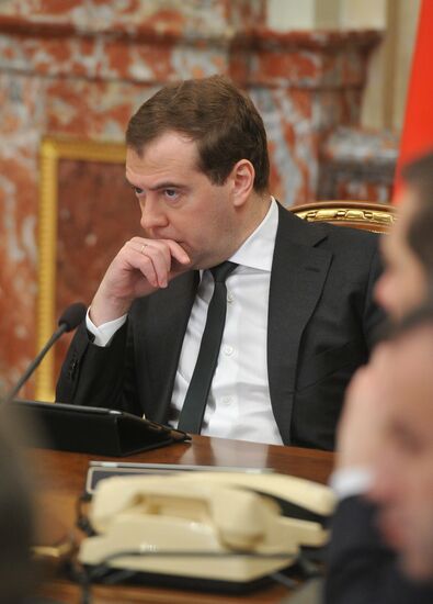 Government meeting on January 25, 2013