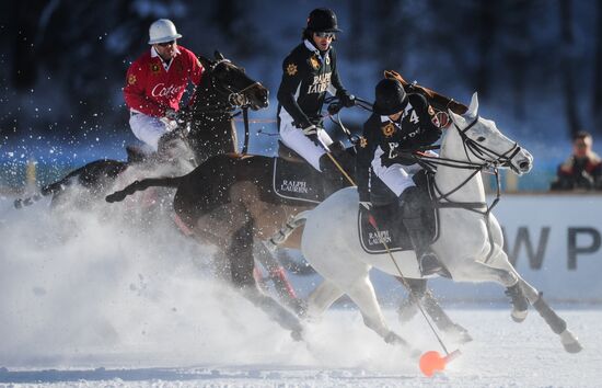 Polo on snow. World Championships