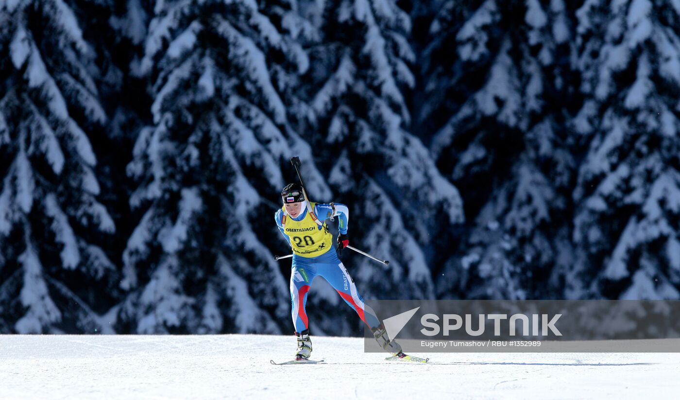 Biathlon Youth World Championships. Day 2