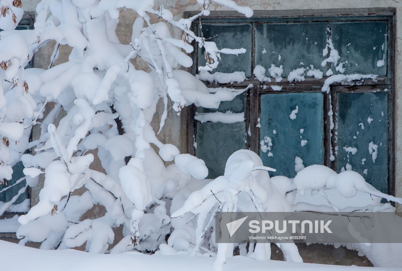 Aftermath of low-pressure system in Sakhalin