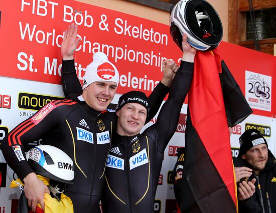 FIBT Bobsleigh and Skeleton World Championships. Day three