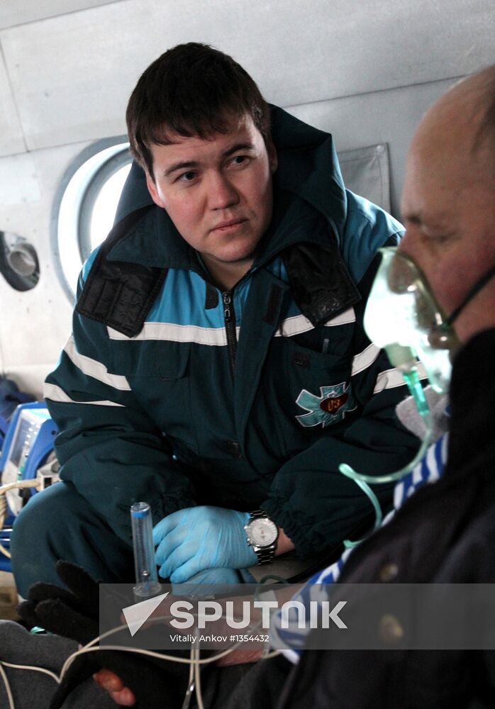 Patient transported from Reyneke Island