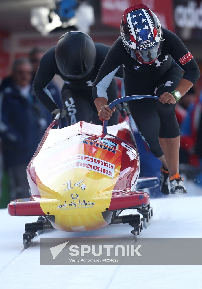 FIBT Bobsleigh and Skeleton World Championships. Day three