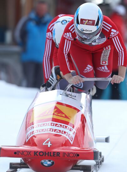 FIBT bobsleigh and skeleton World Championships. Day 3
