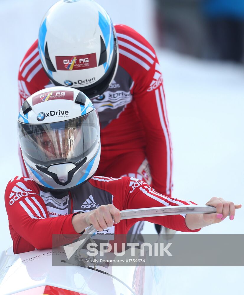 FIBT bobsleigh and skeleton World Championships. Day 3