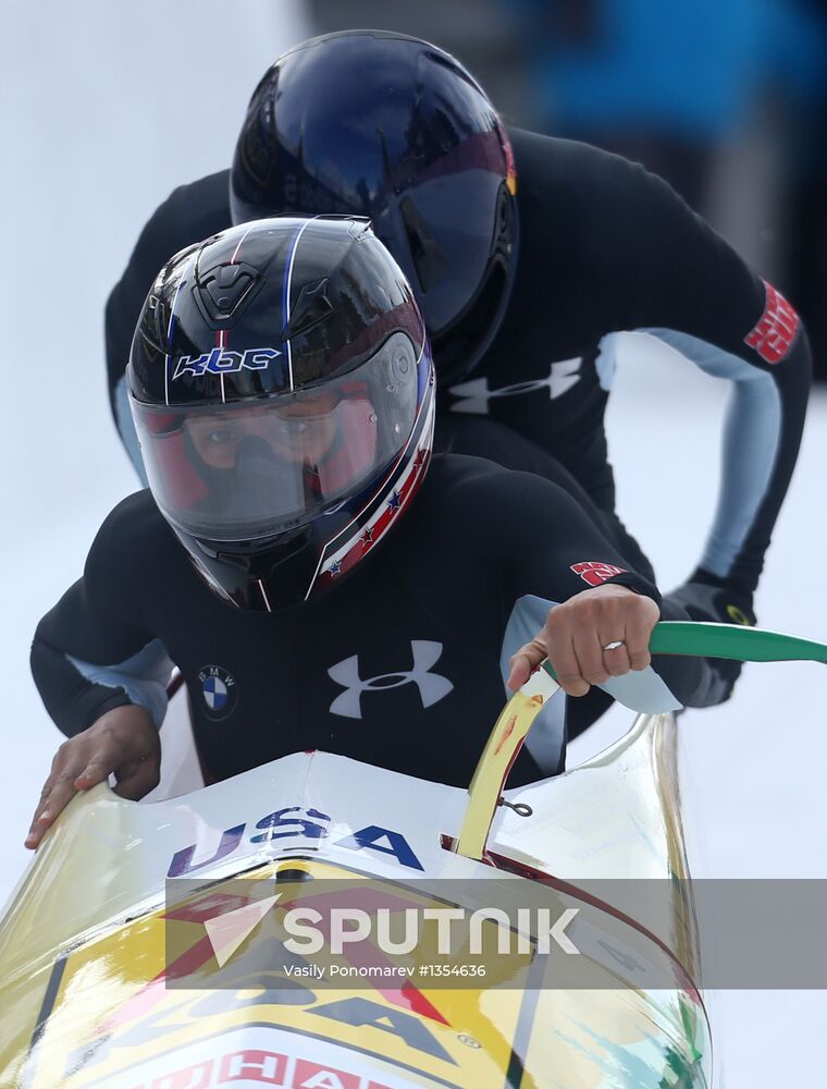 FIBT Bobsleigh and Skeleton World Championships. Day three