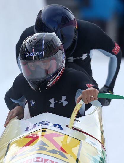 FIBT Bobsleigh and Skeleton World Championships. Day three
