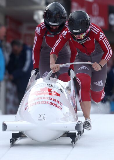 FIBT Bobsleigh and Skeleton World Championships. Day three