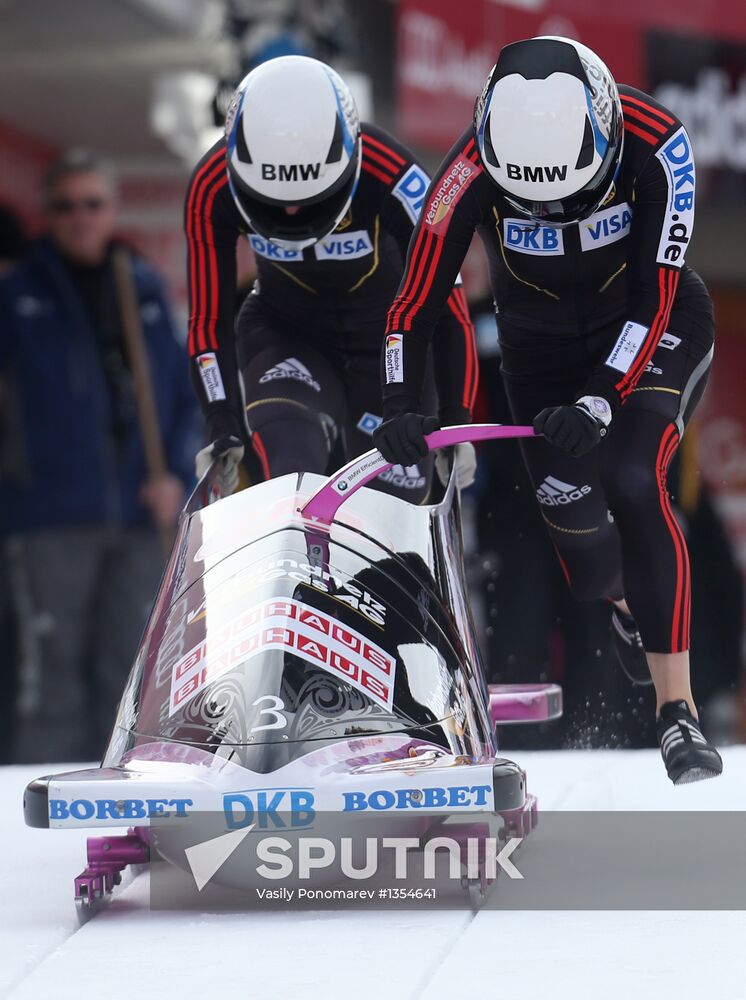FIBT Bobsleigh and Skeleton World Championships. Day three